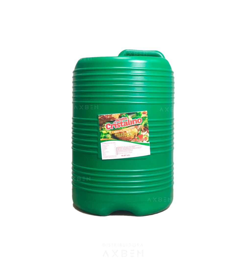 ACEITE CRISTALINO VIÑETA BLANCA BIDON 37.5 LBS