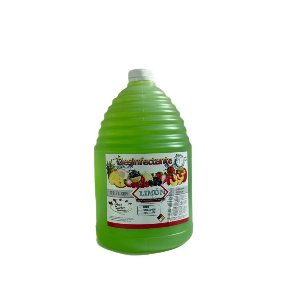 DESINFECTANTE CLEAN ESSENCE LIMON, GALON