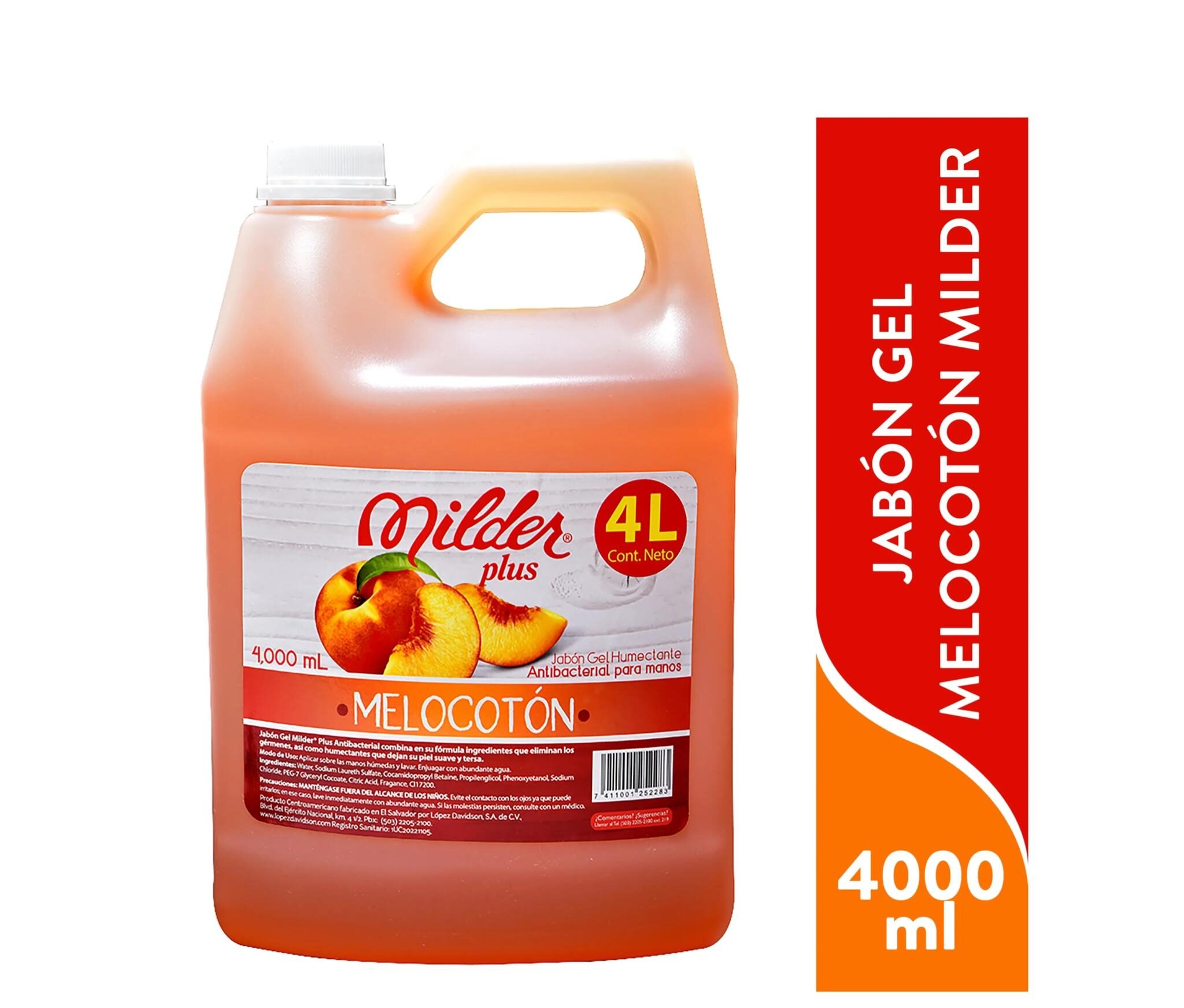 JABON GEL MILDER PLUS MELOCOTON