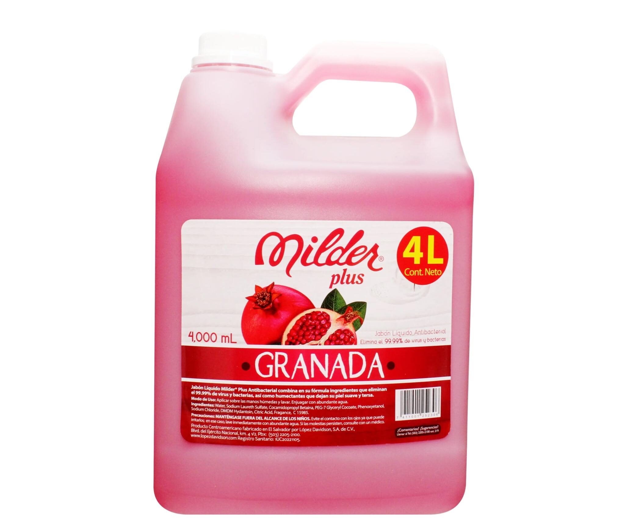 JABÓN GEL MILDER PLUS GRANADA GALON