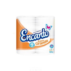 PAPEL HIGIENICO ENCANTO PAQ 4 UNI / 390 DOBLE HOJA
