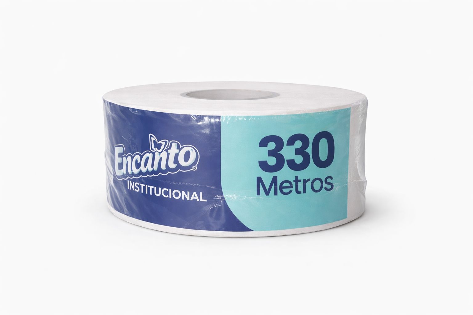 PAPEL HIGIENICO JUMBO ROLL FARDO 4X330 MTS HOJA UNA HOJA NUEVO