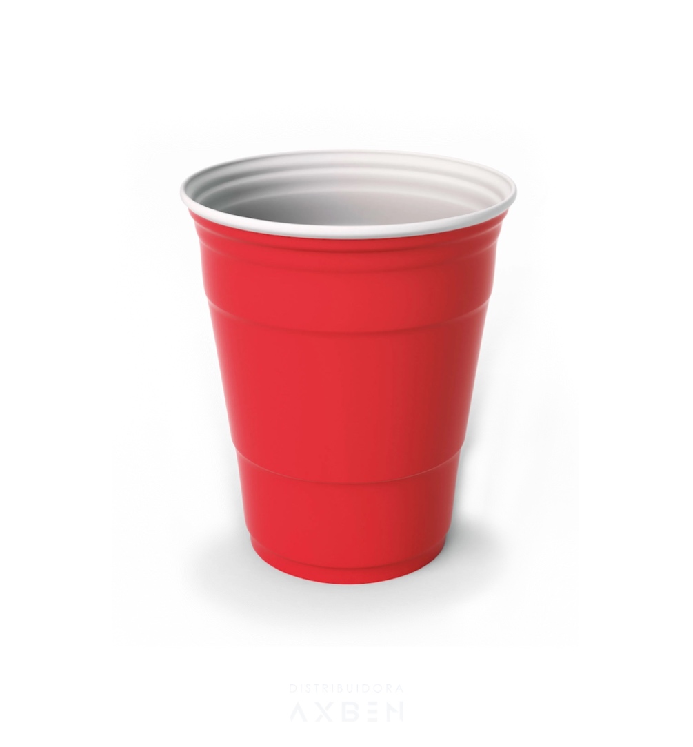 VASO ROJO PLASTICO N.12 VACAN PAQ 50 UNIDADES