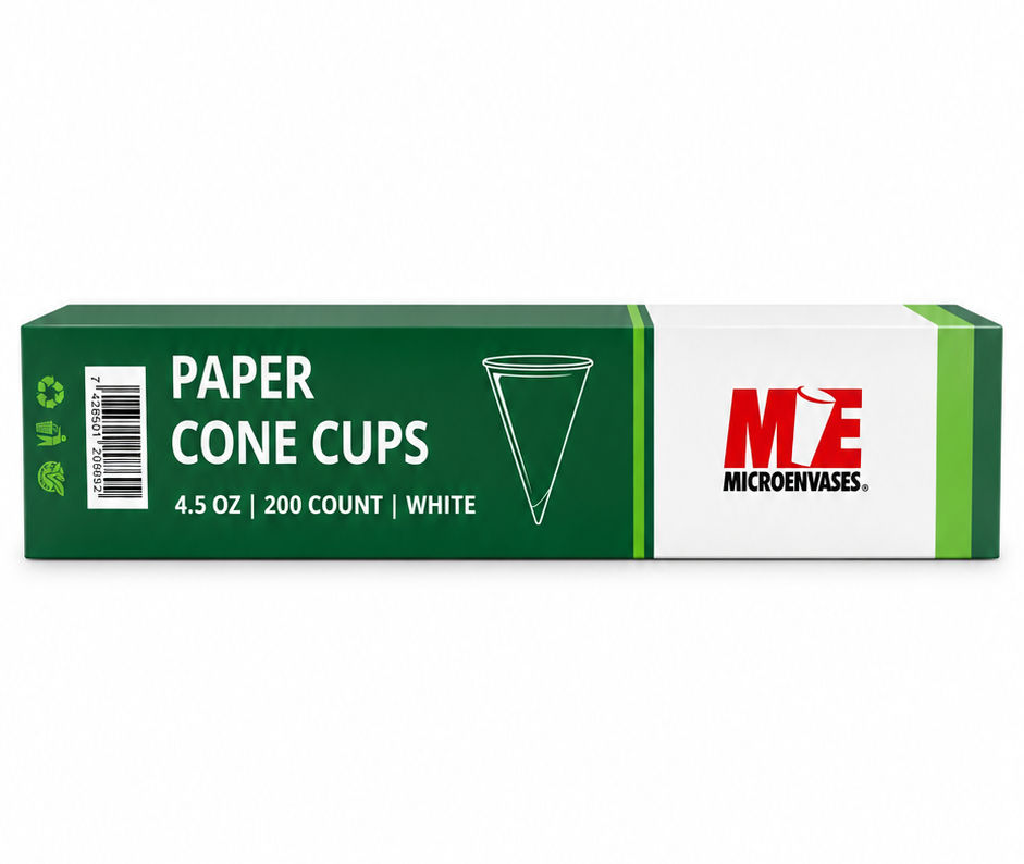 UNIDAD PAQUETE CONO DE PAPEL ACERADO MICRO EMV P/200 UNIDADES