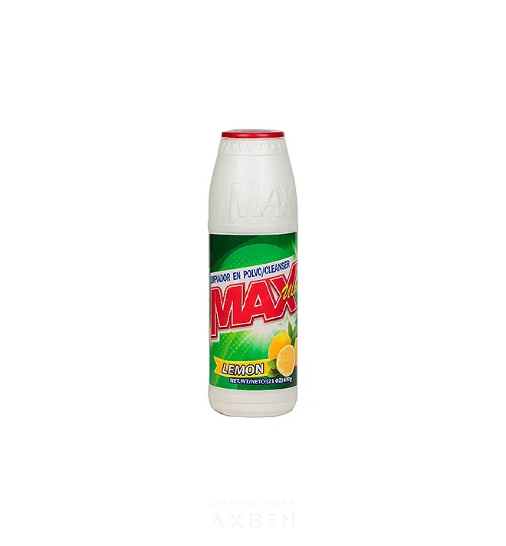 MAX DETERGENTE EN POLVO BOTE DE 600 GRS