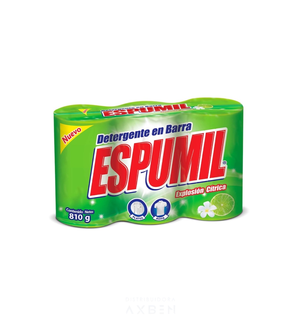 JABÓN ESPUMIL BARRA DE 250 GRS UNIDAD