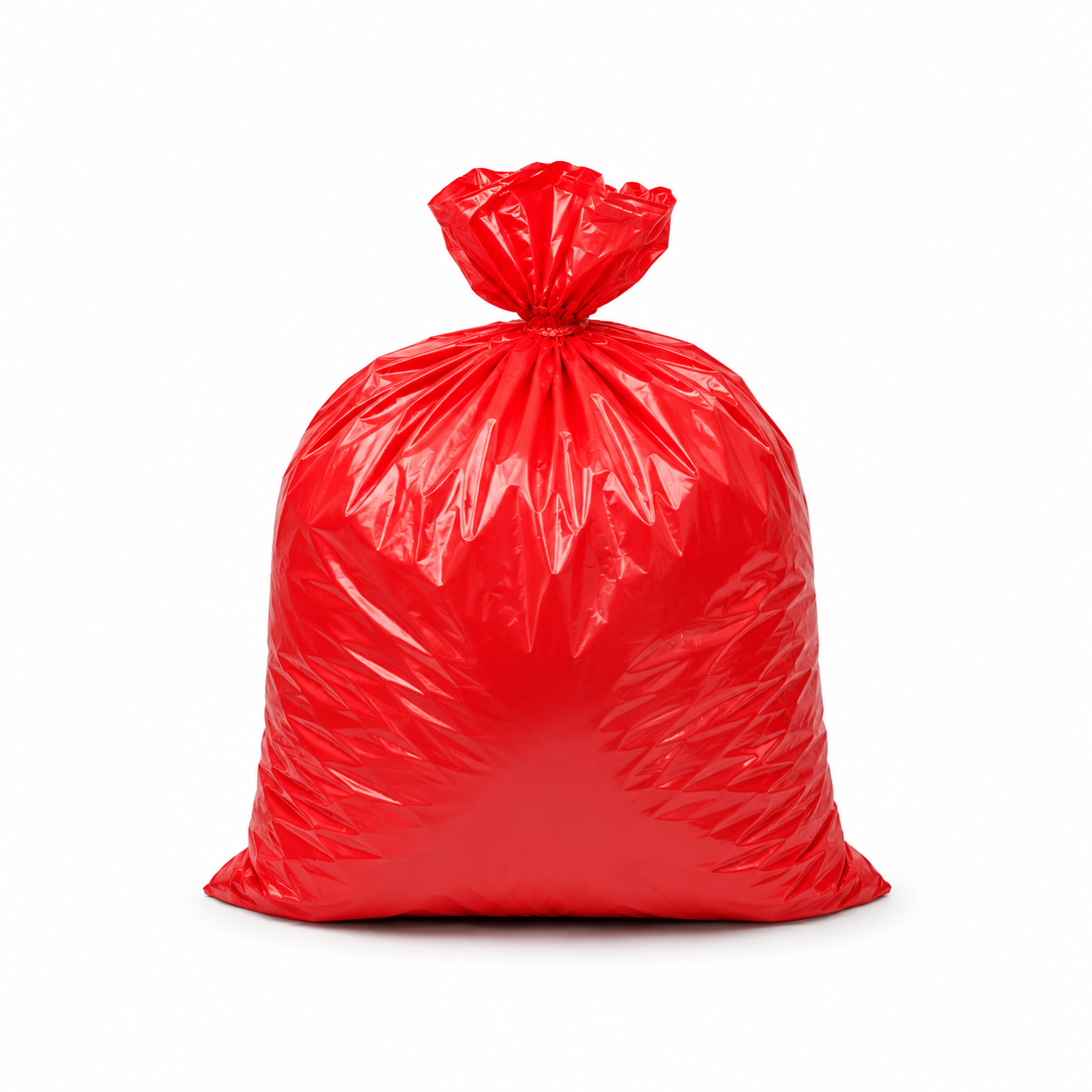 BOLSA ROJA 1/2 JARDIN 24X32 PAQ 10 UND