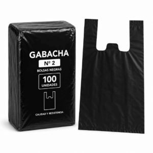 BOLSA GABACHA #2 NEGRA PAQx100 UND