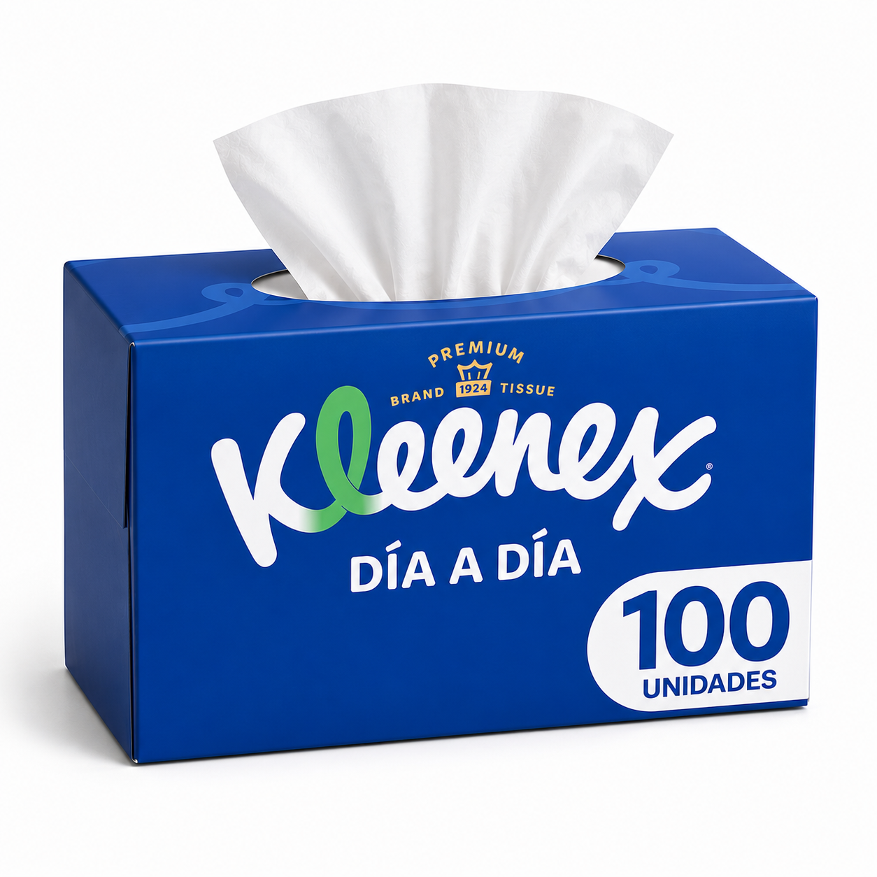 PAÑUELOS FACIALES KLEENEX CAJITA 100 UND