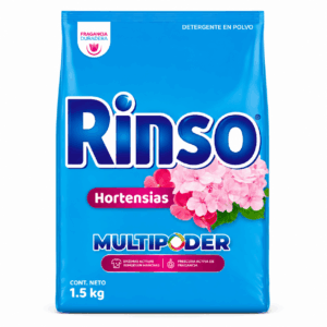 DETERGENTE RINSO BOLSA DE 1,500 GRS