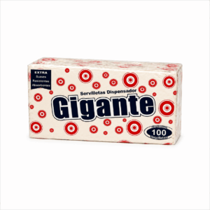 SERVILLETA DISPENSADOR GIGANTE PAQ DE 100 UND