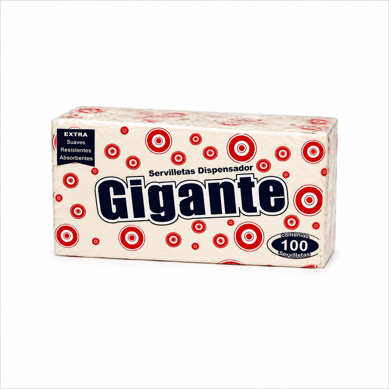 SERVILLETA DISPENSADOR GIGANTE PAQ DE 100 UND