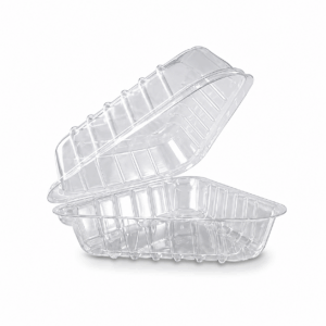 BANDEJA TRIANGULAR DE 2 PZ P/PASTEL, INIX C/250 UND