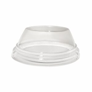 TAPA DOMO SELLADA TRSP.P/ENVASE PET CARVAJAL 8-12 ONZ. PAQ 50 UNI