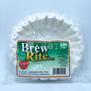 FILTROS PARA CAFETERA 8-12 TAZAS 3 1/4" PAQ DE 100 UND