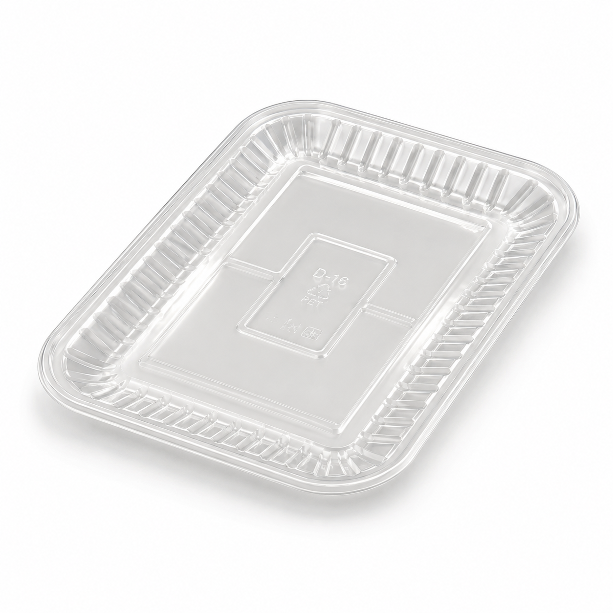 BANDEJA VACAN 2 P PLASTICA TRANSPARENTE PAQ 25 UNIDADES