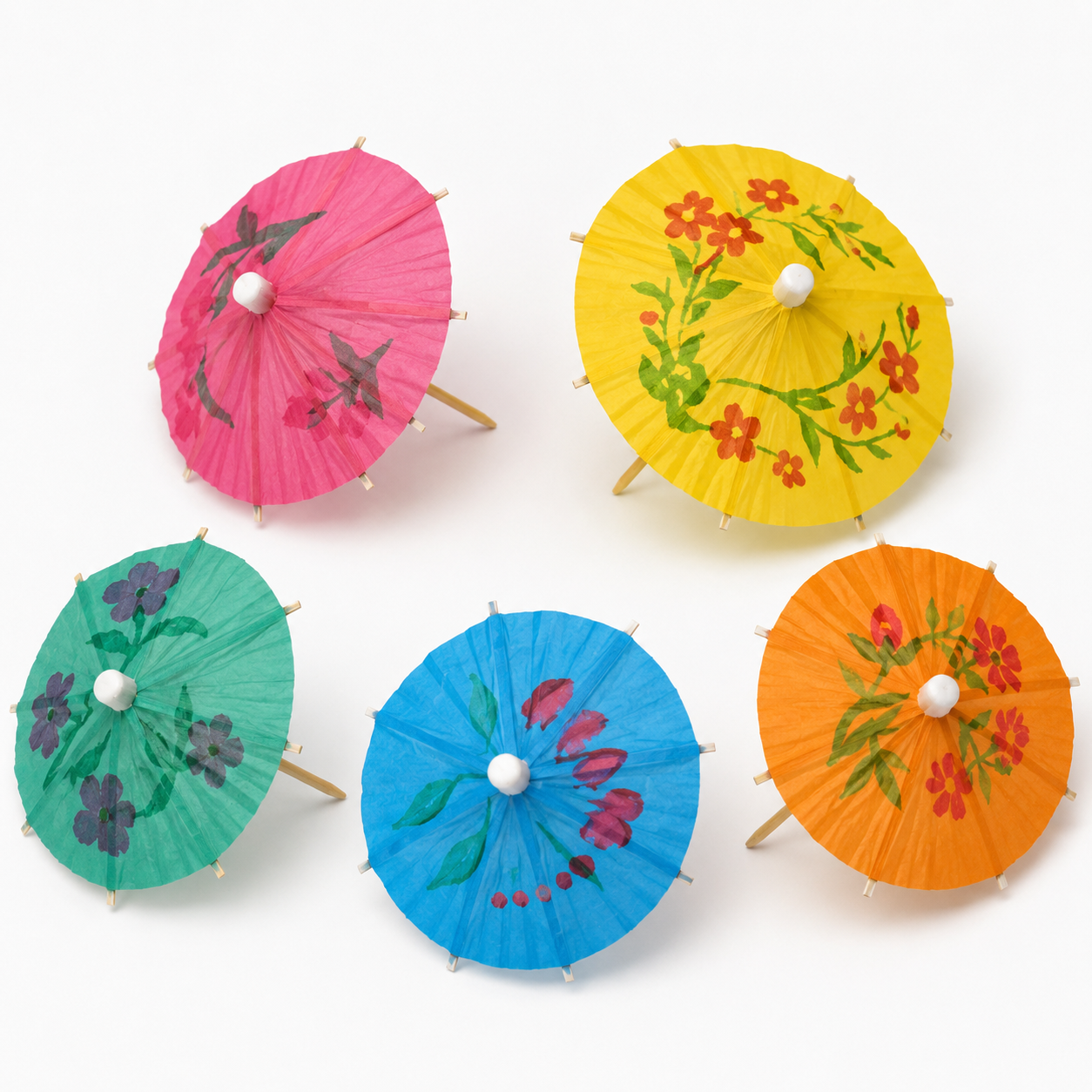 SOMBRILLITAS PARA COCTEL PAQUETE DE 100 UNIDADES