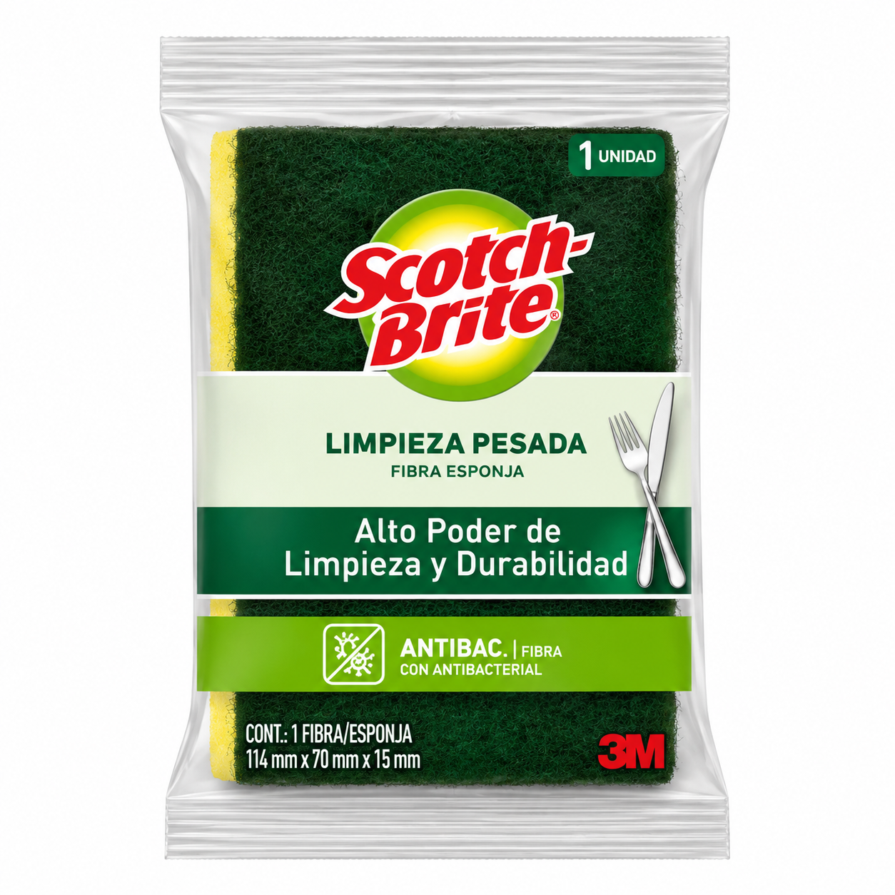 MASCON DE FIBRA CON ESPONJA
