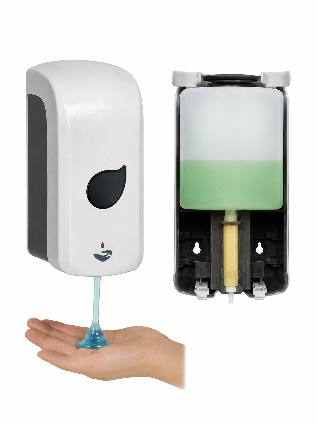 DARC00012 DISPENSADOR MANUAL FORZA ESPUMA DE JABON LIQUIDO BLANCO