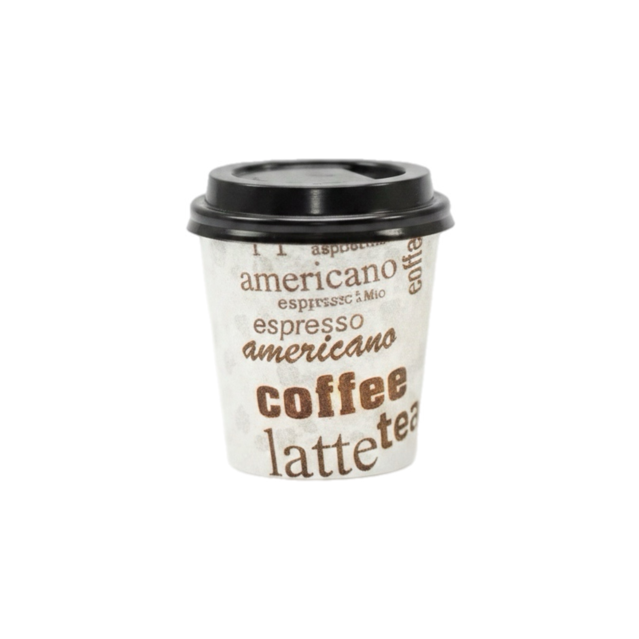 VASO #4 Oz EXPRESO C/TAPA CAPUCHINO AXBEN-CARTON-ECO- PAQ 50 U
