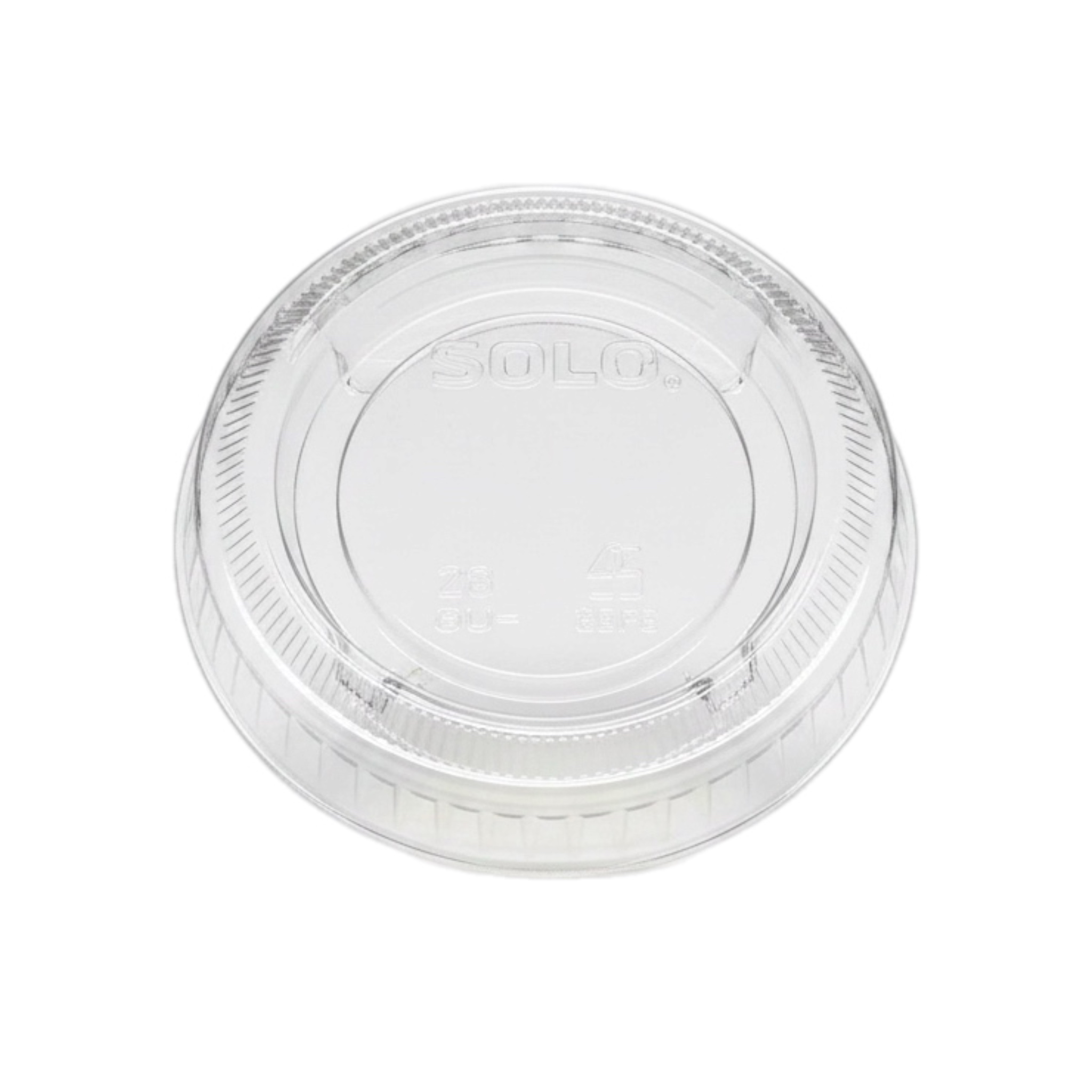 TAPA DE PORTION CUPS 1.5 OZ TRANS. DARC 25x100 UNIDADES