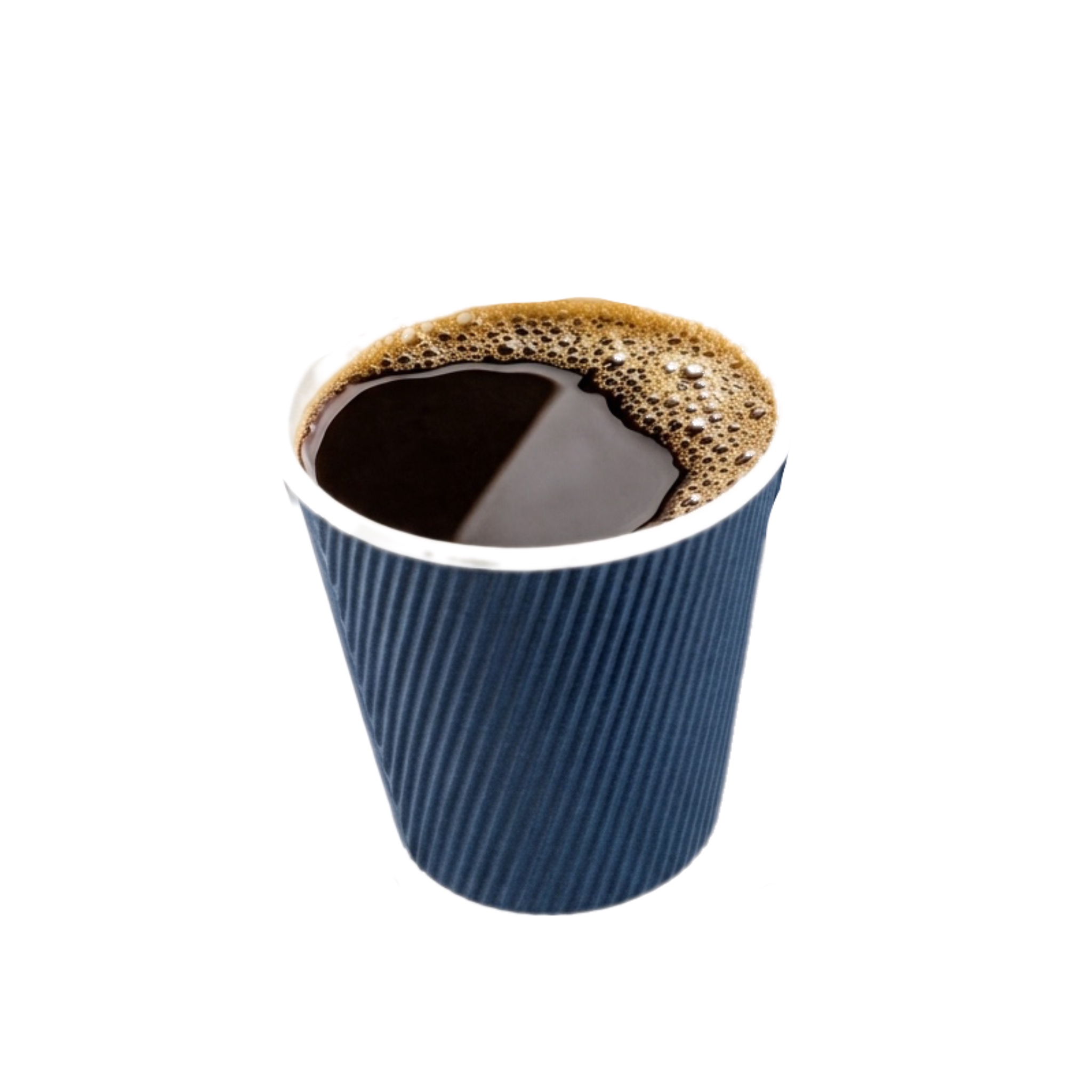 VASO 8 OZ CORRUGADO AZUL. CAJA 20X25 500 UNI