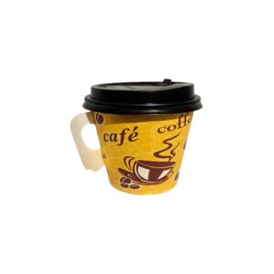 VASO 8oz CON ASA CLARO 1,000 UNI CAJA AXBEN