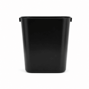 BASURERO PLASTICO LISO PEQUEÑO NEGRO 5 LITROS