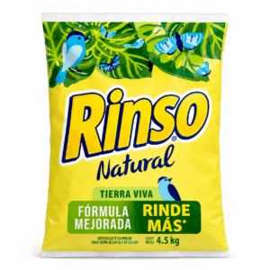 DETERGENTE RINSO EN POLVO FUERZA NATURAL/ORQUIDIAS 4.5 BOLSA KILO