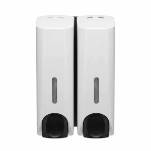 DISPENSADOR MANUAL TWINI DE JABON LIQUIDO BLANCO DARC