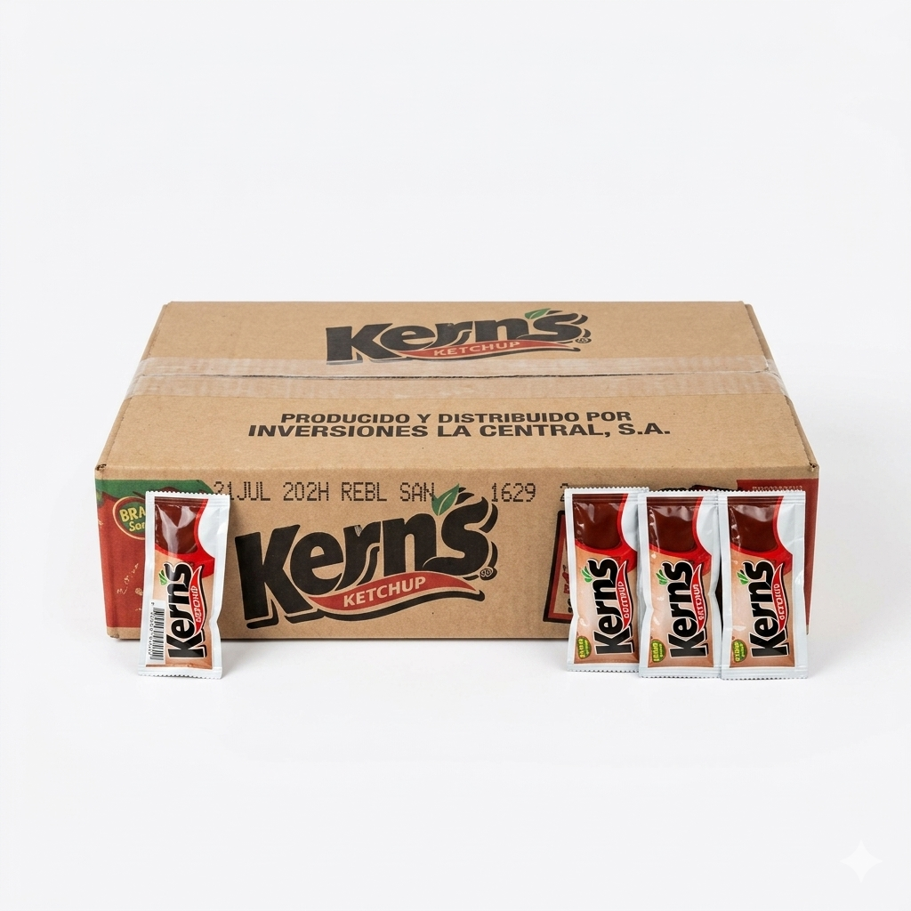 SALSA TOMATE KERNS CAJA 1000 SOBRES , SACHET 8 GRS