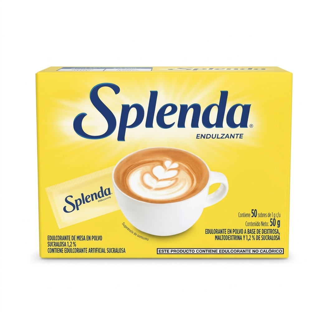 AZUCAR SPLENDA PAQ 50 SOBRES