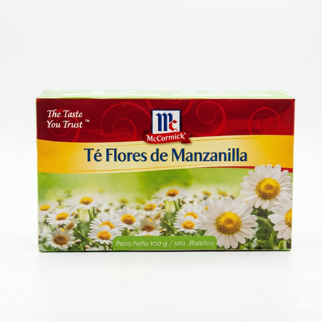 TÉ DE MANZANILLA CAJA 100 SOBRES
