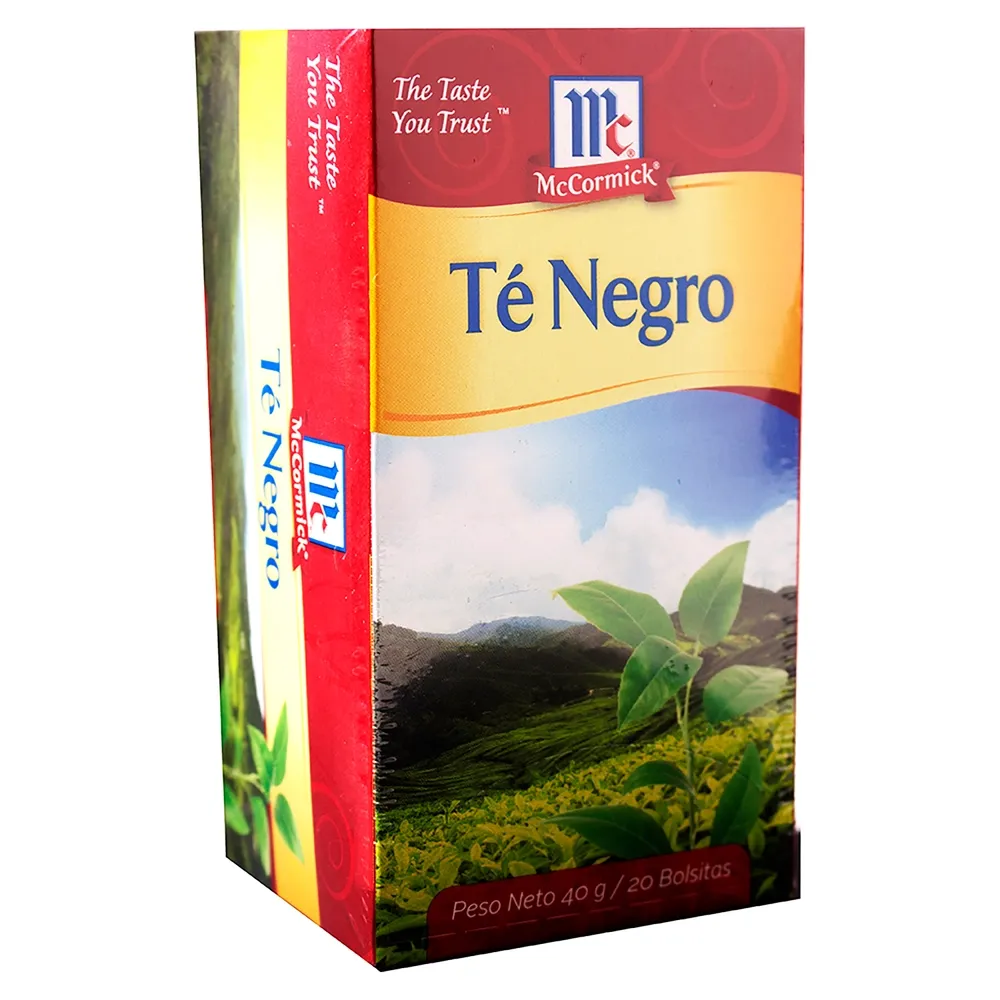 TE NEGRO MC.CORMICK CAJA DE 20 SOBRES