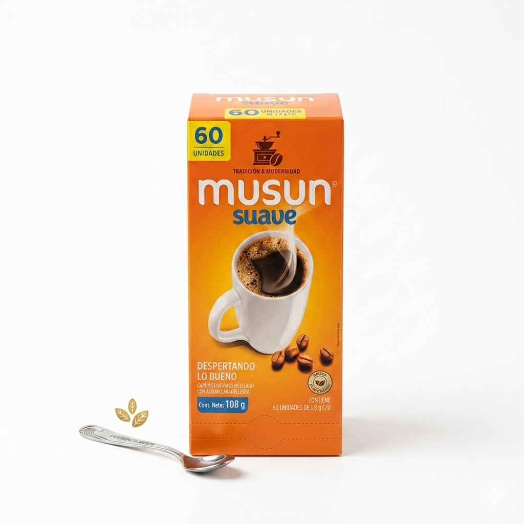 CAFÉ MUSUN DISPENSADOR C/60 SOBRES