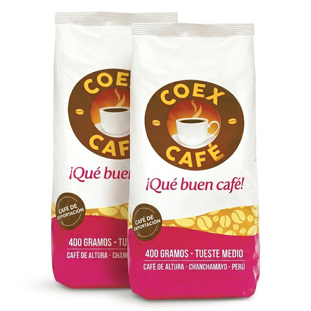 CAFE COEX TOSTADO MOLIDO , BOLSA 400 GRS