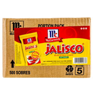 CHILE JALISCO EN SOBRE CAJA 500 UNI X9 GRAMOS