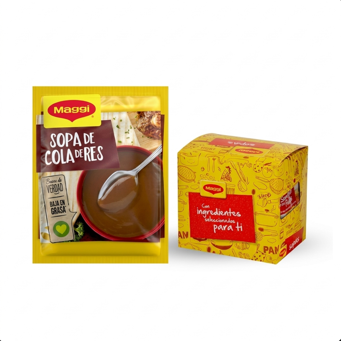 CREMA DE COLA DE RES SOBRES, C/12 SOBRES