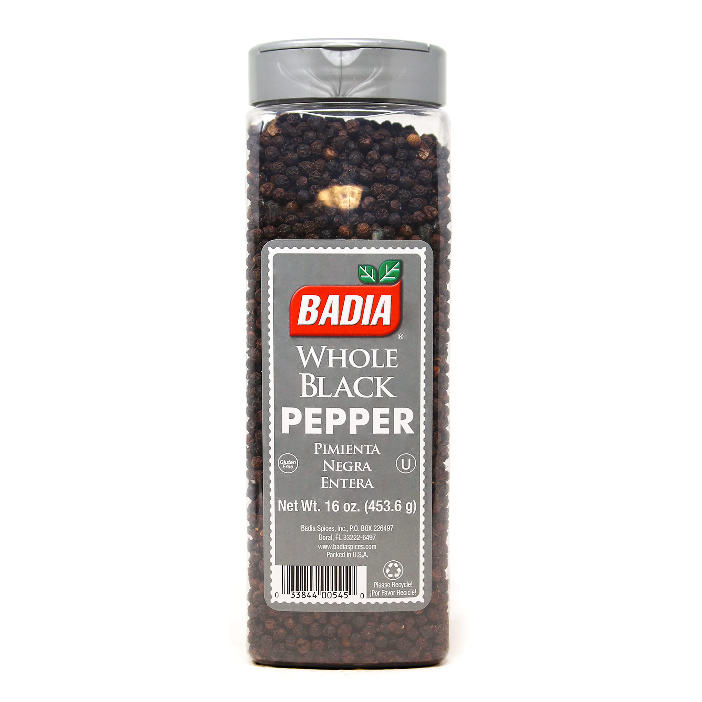 PIMIENTA NEGRA MOLIDA BADIA BOTE DE 1 LIBRA 16OZ