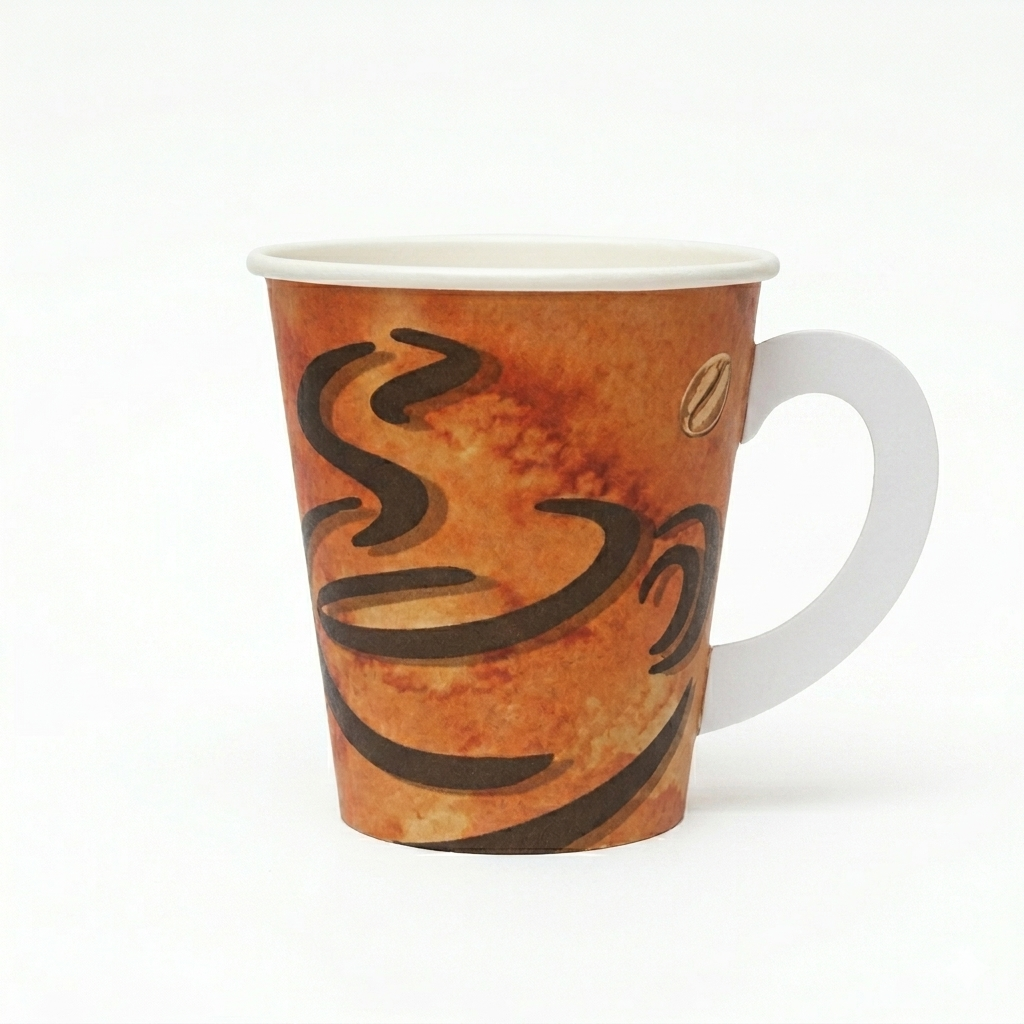 VASO 8 ONZ C/ASA CAPUCHINO COFFEE TAZA PAQ 50 UND AXB- MIC