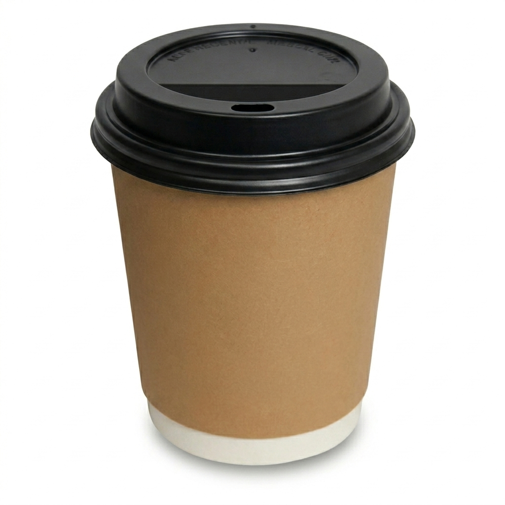 VASO CARTON 8 OZ DOBLE PARED C/T PAQ DE 100 UNID