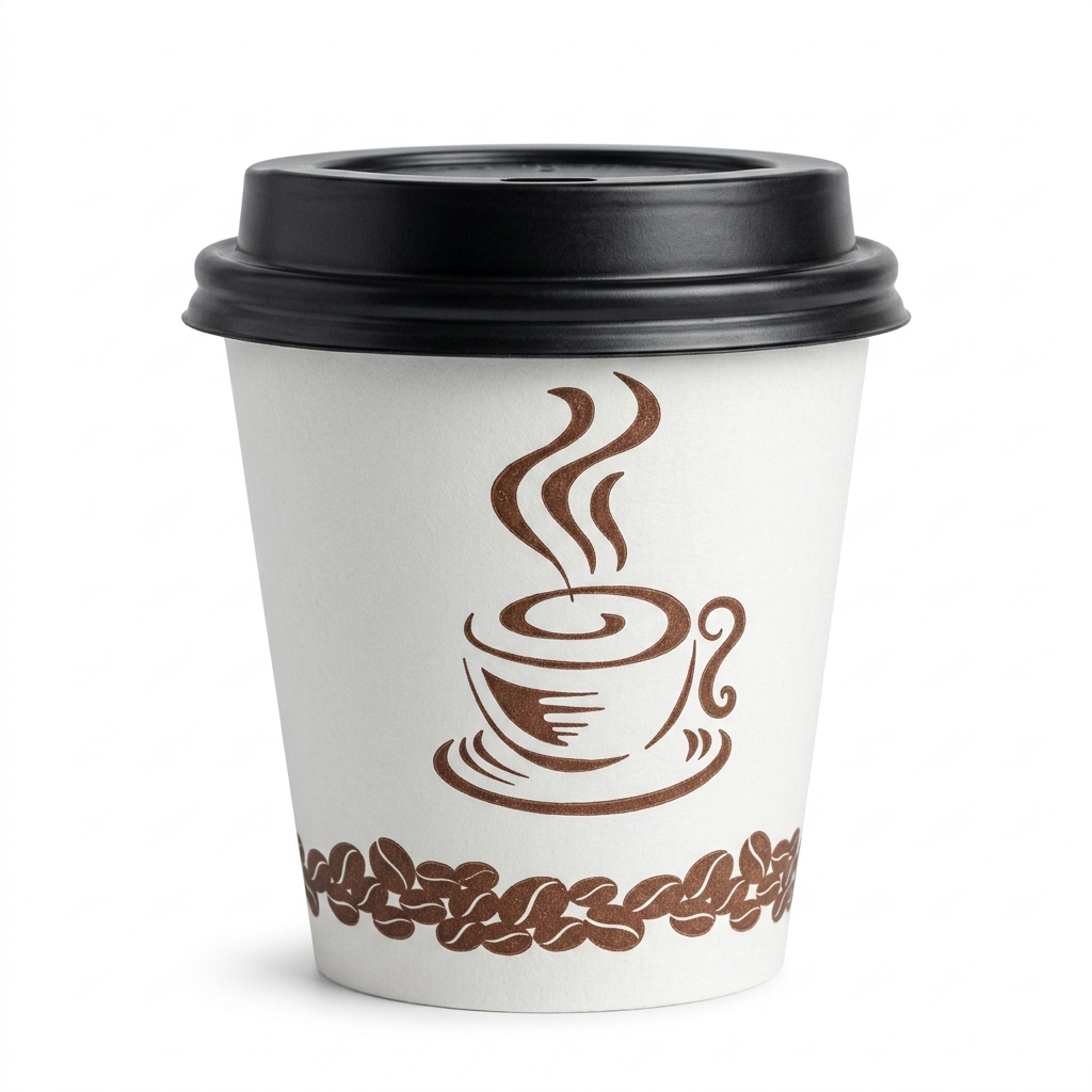 VASO 8 OZ SIN ASA TAZA GRANO BLANCO 20X50 1,000 UNI AXBEN