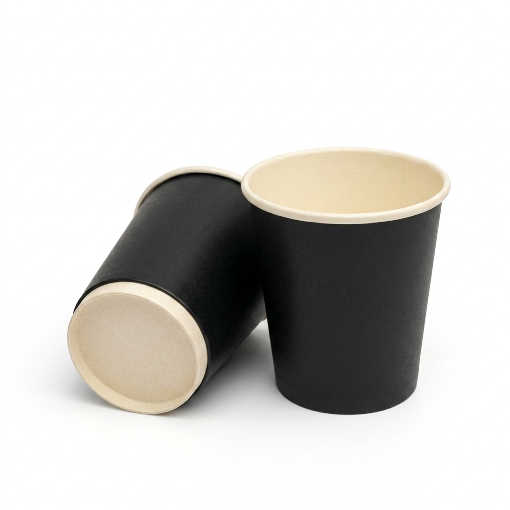 VASO 8 OZ DOBLE PARED NEGRO AXBEN C/500 UNIDADES