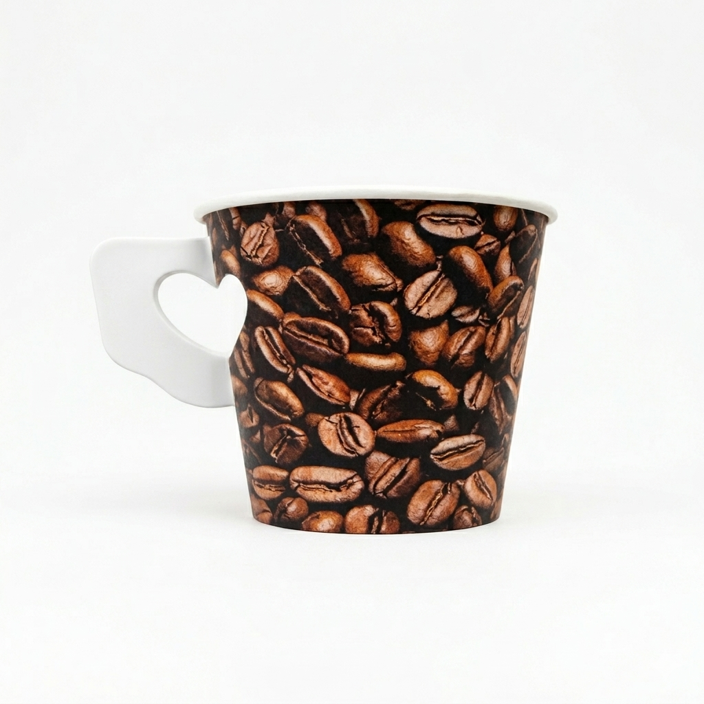 VASO C/A GRANOS DE CAFÉ "NUEVO" 20X50 1,000 UNI AXBEN