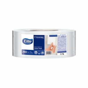 PAPEL HIGIENICO ELITE 250 MTS, BLANCO ROLLO