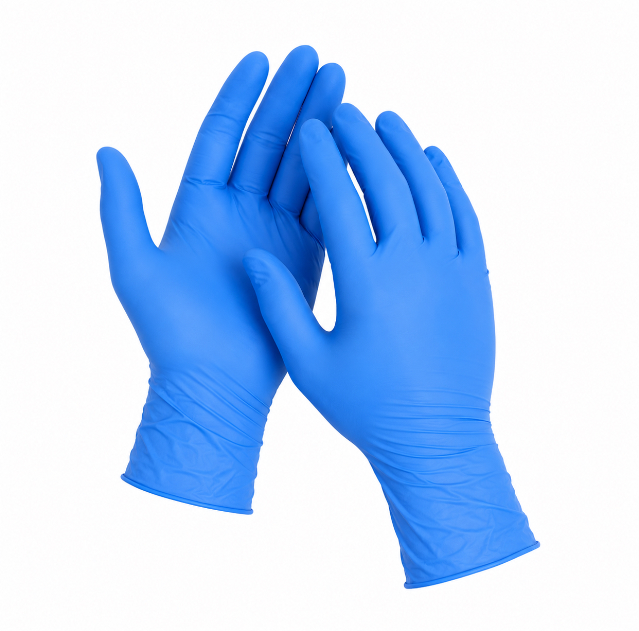 GUANTES DE NITRILO TALLA "S" CAJA DE 100 UND, AZUL