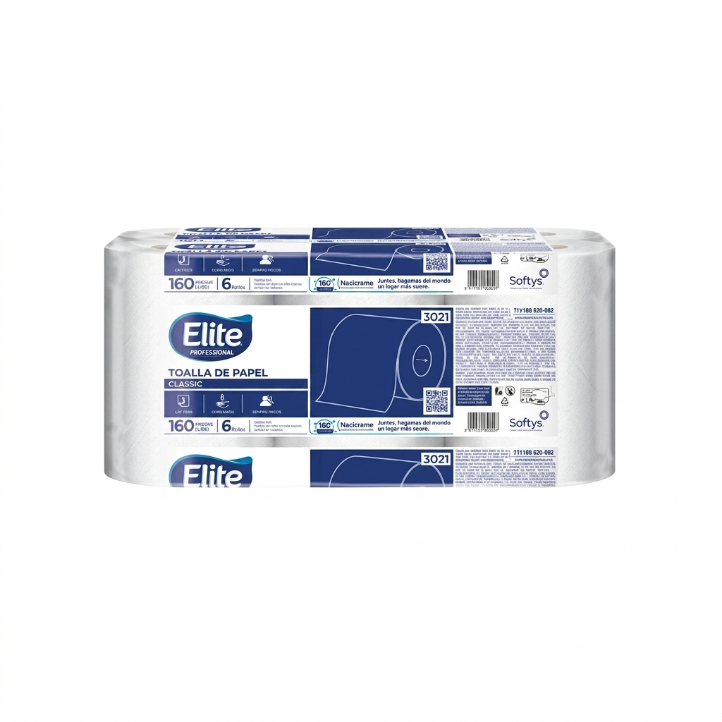 PAPEL TOALLA BOBINA ELITE 160 MTS