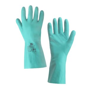 GUANTE RESISTENTE AL QUIMICO NITRILO VERDE 13 "