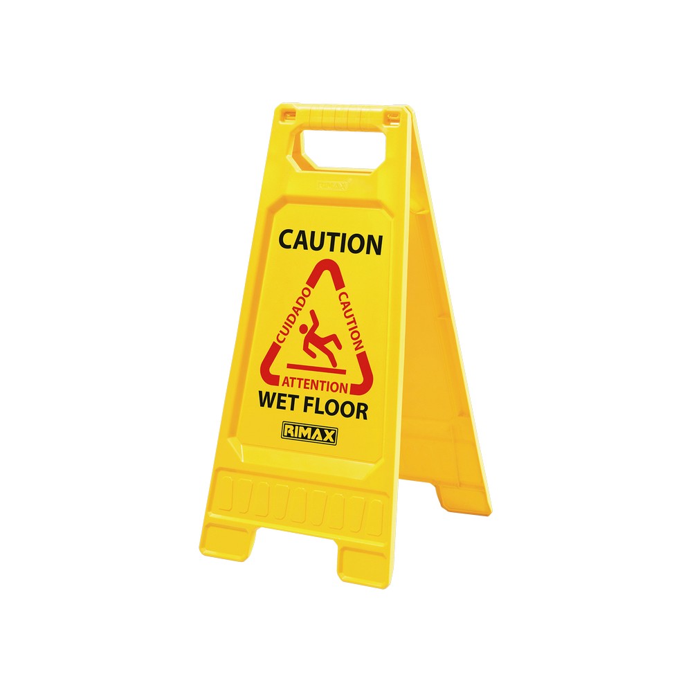 ROTULO PRECAUCION PISO MOJADO IMPATC AMARILLO 61198