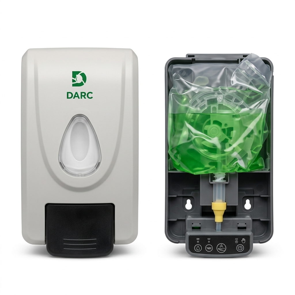 DARC00020 DISPENSADOR MANUAL CLASIC DE JABON LIQUIDO BLANCO